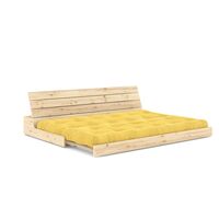 Base Sofa Bed Clear Lacquered Pine/514 Honey