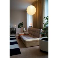 Sofá cama Base con cajón lateral, pino lacado transparente/701 Natural