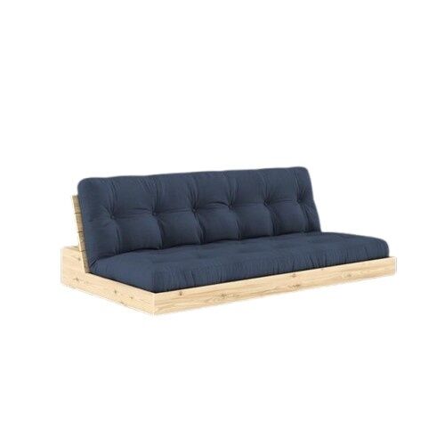 Base Sovesofa Klarlakeret Fyrretr/737 Navy