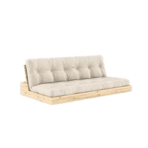 Base Sovesofa Klarlakeret Fyrretr/914 Linen