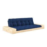 Base Sovesofa med sideboks Blå/517 Kongeblå