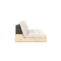 Base Sofa Bed Black Night/510 Ivory