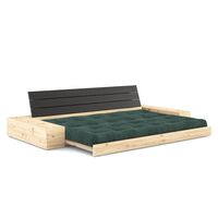 Base Sofa Bed With Side Box Black Night/512 Seaweed