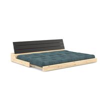 Base Sofa Bed Black Night/513 Pale Blue