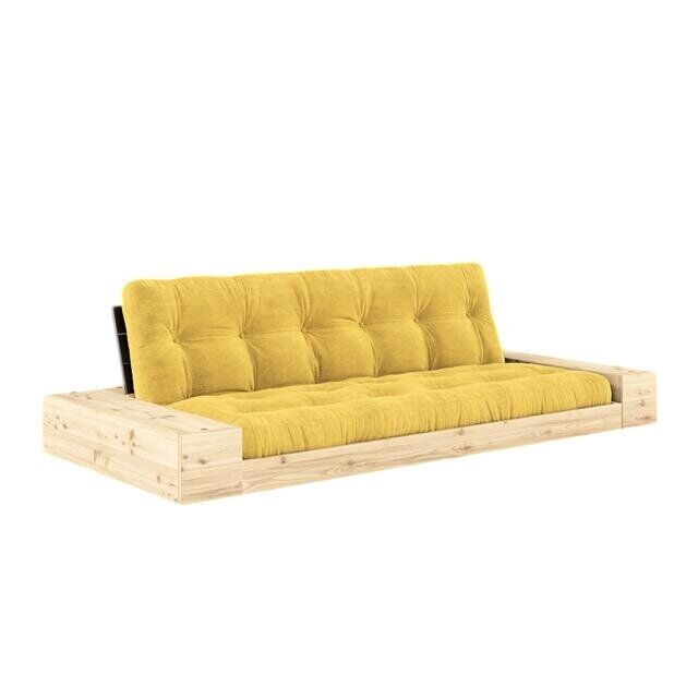 Base Sovesofa Med Sideboks Black Night/514 Honning