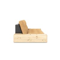 Base Sovesofa Med Sidekasse Black Night/515 Fudge Brown