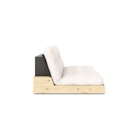 Lampensockel Schlafsofa Schwarz Nacht/701 Natur