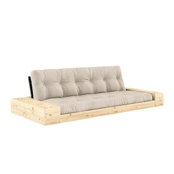 Base Schlafsofa mit Seitenbox Black Night/747 Beige