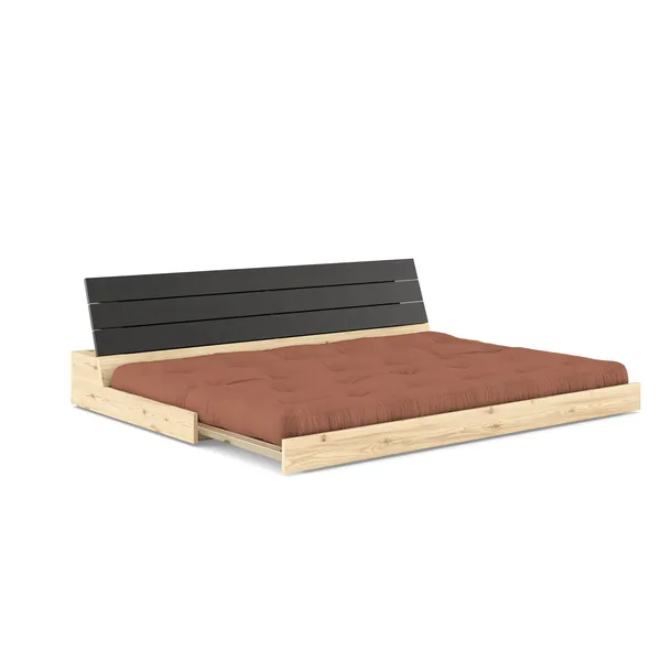Base Sofa Bed Black Night/759 Clay Brown