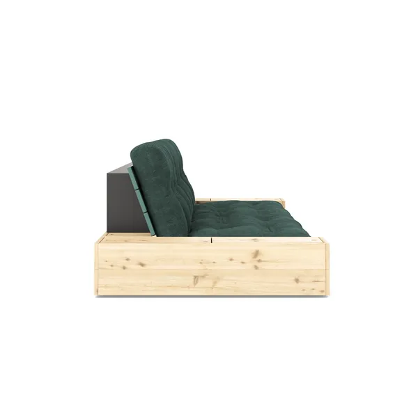 Base Sofa Bed With Side Box Lush Green/512 Seaweed
