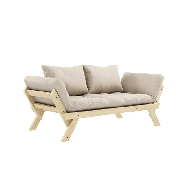 Divano Bebop Pino Laccato Trasparente/747 Beige