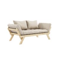 Divano Bebop Pino Laccato Trasparente/747 Beige