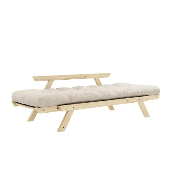 Divano Bebop Pino Laccato Trasparente/747 Beige