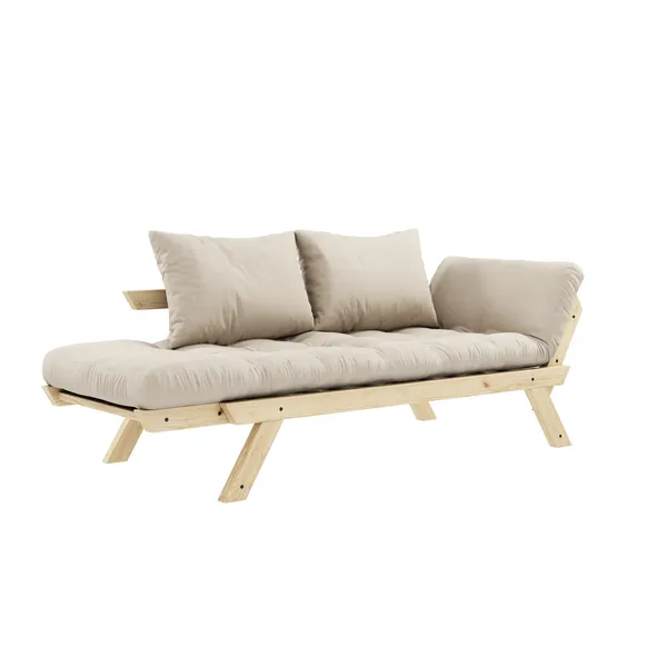 Divano Bebop Pino Laccato Trasparente/747 Beige