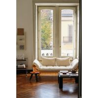 Divano Bebop Pino Laccato Trasparente/747 Beige
