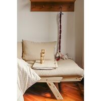 Divano Bebop Pino Laccato Trasparente/747 Beige