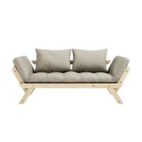 Divano Bebop Pino Laccato Trasparente/Lino 914