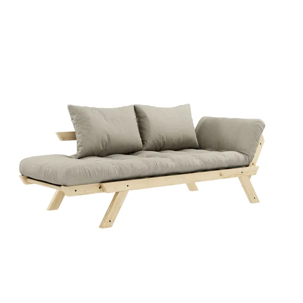 Divano Bebop Pino Laccato Trasparente/Lino 914