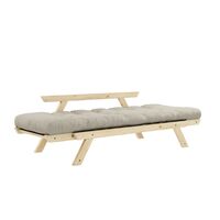 Divano Bebop Pino Laccato Trasparente/Lino 914