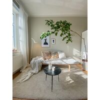 Pace Bed Frame 140x200 Clear Lacquered Pine