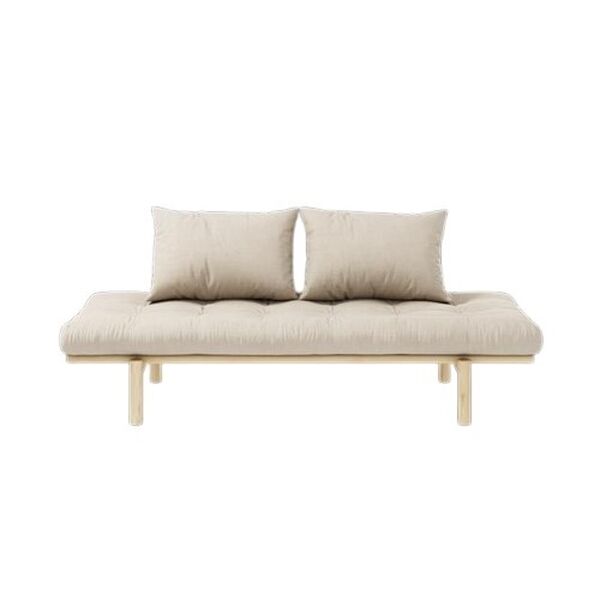 Pace Tagesbett, klar lackiertes Kiefernholz/747 Beige