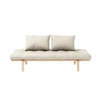 Pace Daybed Clear Lacquered Pine/914 Linen