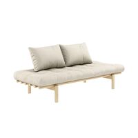 Pace Daybed Clear Lacquered Pine/914 Linen