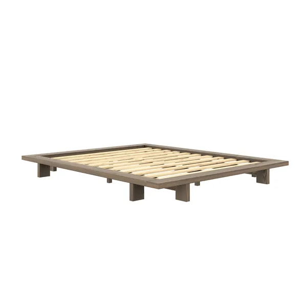 Japan Bettgestell 160x200 Johannisbrotbraun