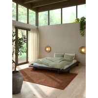 Cadre de Lit Japan 160x200 Noir Nuit