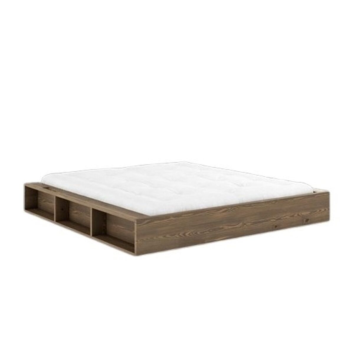 Ziggy Bedframe 180x200 Cm, Carobbruin