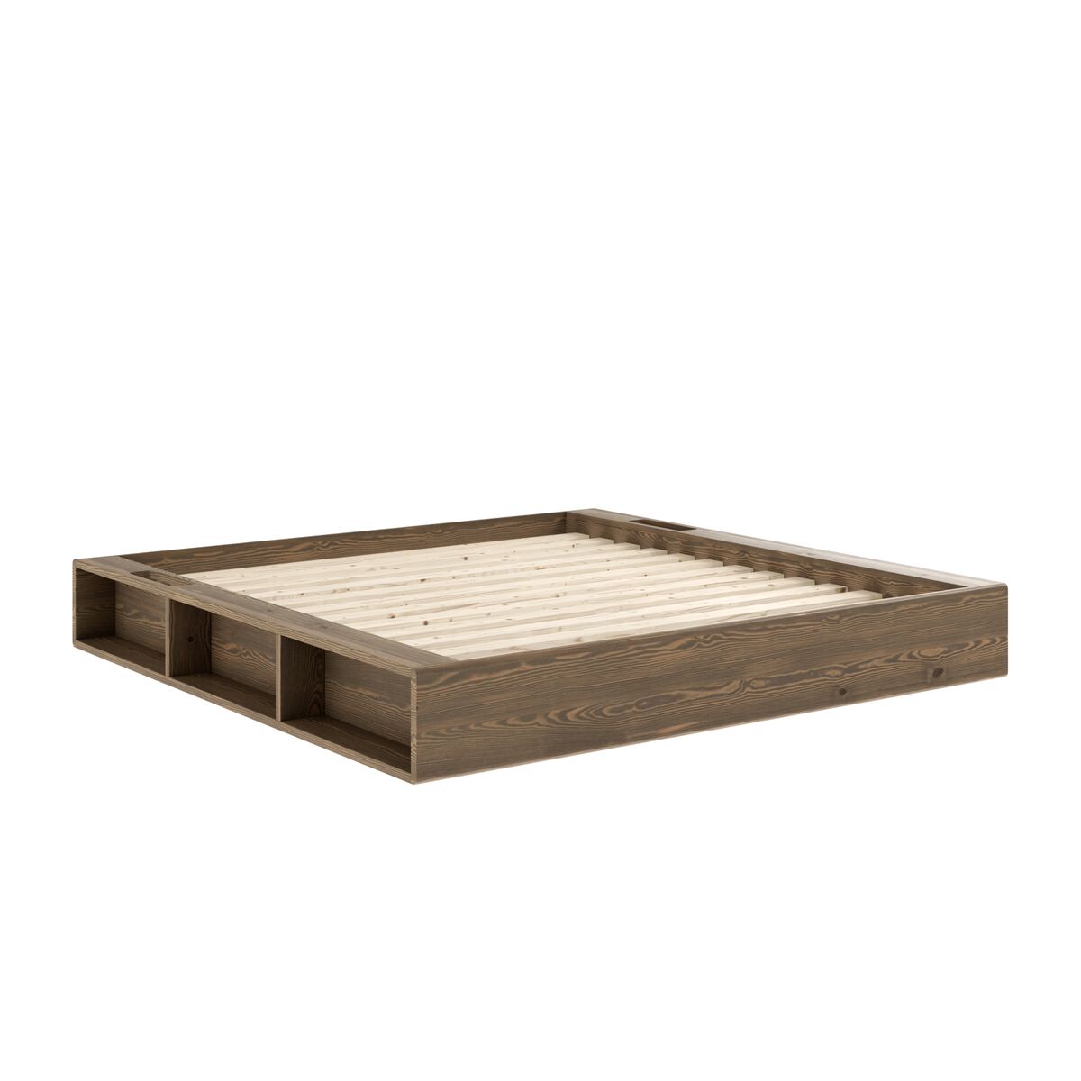 Ziggy Bedframe 180x200 Cm, Carobbruin