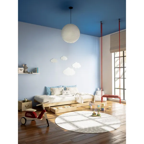 Kanso Bed Frame With 2 Drawers 120x200 Raw