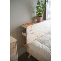 Retreat Bed Frame 140x200 Clear Lacquered Pine