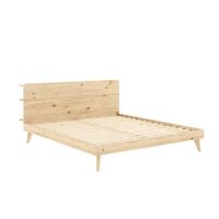 Retreat Bed Frame 180x200 Clear Lacquered Pine