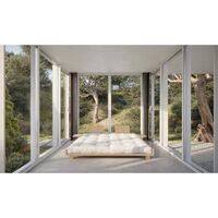 Social Bed Frame 180x200 Clear Lacquered Pine