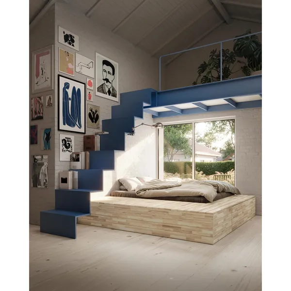 Basement Bed Frame 160x200 Raw