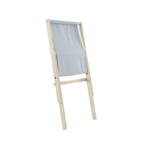 Boogie Armchair 611 Beach Blue/Raw Beech