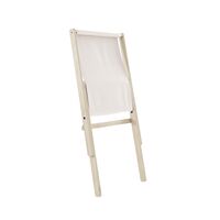 Boggie Outdoor Armchair 401 Wit/Geolied Beukenhout