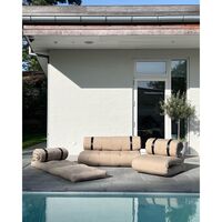 Spennesofa 734 Mørkegrå/ Brun