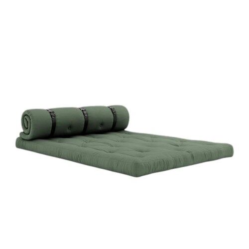 Spennesofa 756 Olivengrønn/ Brun