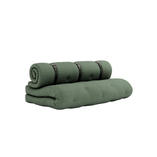 Spennesofa 756 Olivengrønn/ Brun