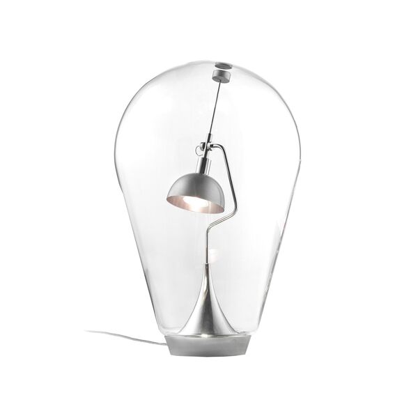 Blow Tischlampe Chrom/ Klar