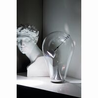 Blow Table Lamp Chrome/ Clear