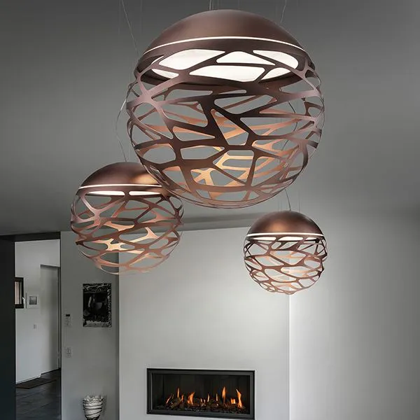 Kelly Sphere Pendant Copper Medium