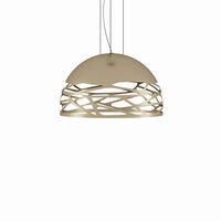 Kelly Dome Pendelleuchte Champagner Klein