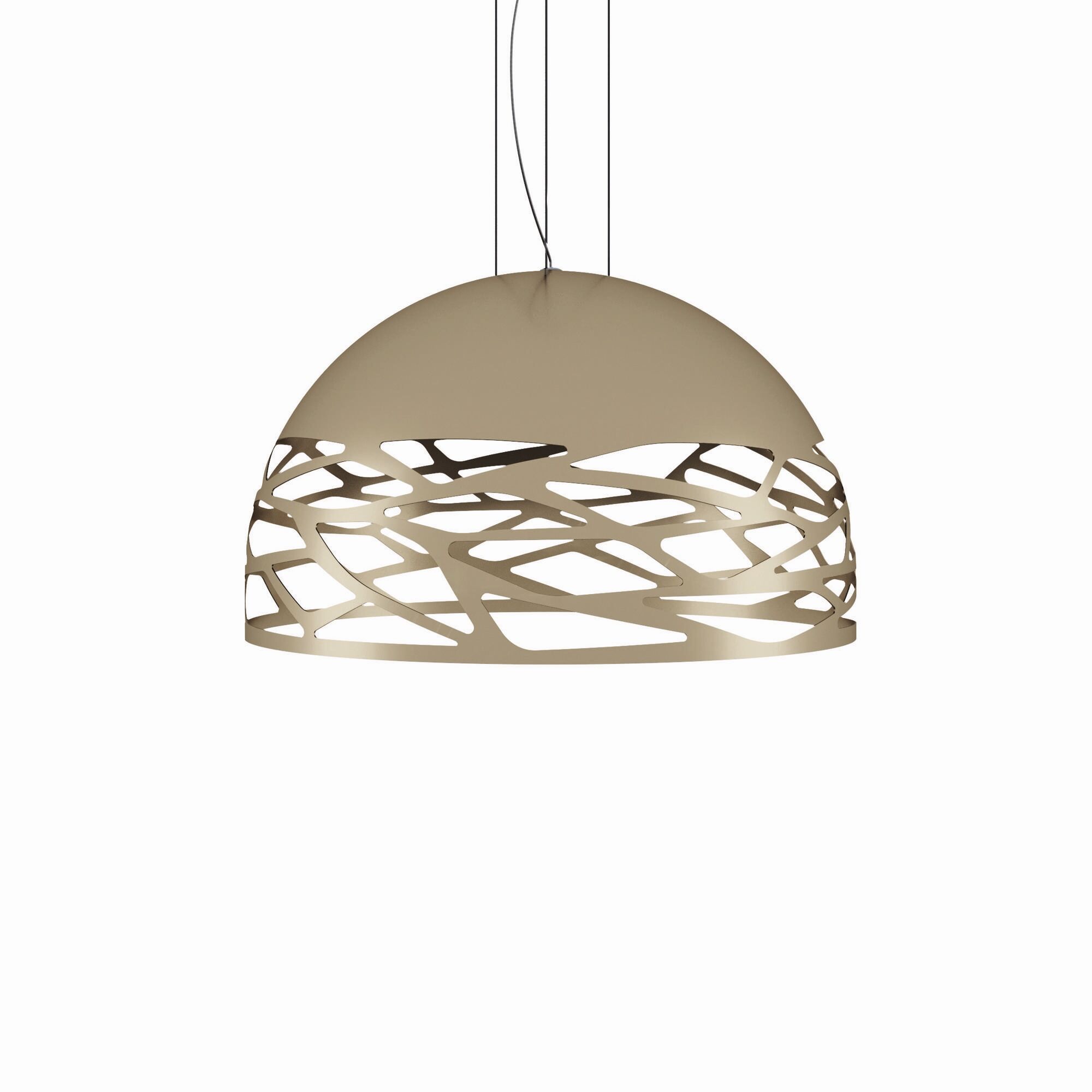 Kelly Dome Taklampe Champagne Medium