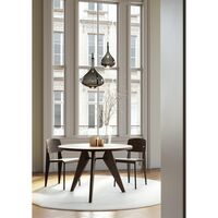 Sky-Fall Pendant Medium 2700K Black Chrome/ Glossy Smoke