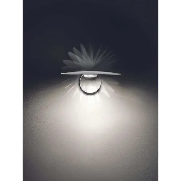 Puzzle Round Single Væg/Loftlampe 2700K Mat Sort