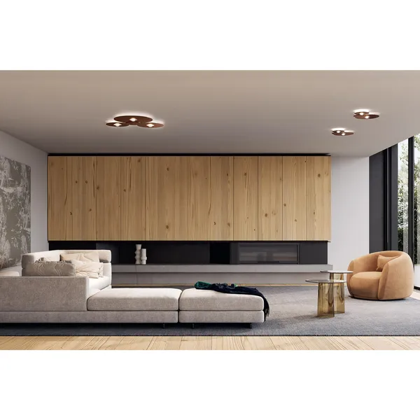 Bugia Triple 2700K Ceiling Light Chrome