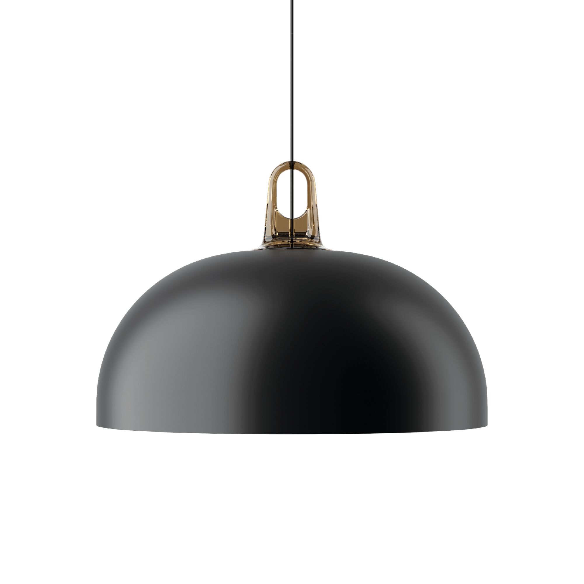 Jim Dome Taklampe Sort/ Hvit/ Honning